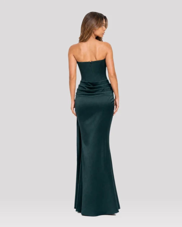 Ondine | Strapless Corset Maxi Dress