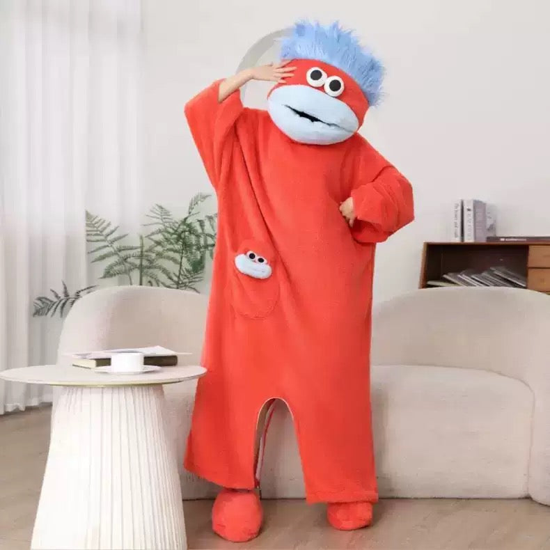 Msrlassn Mid Year Sale Cute Monster Hoodie for Men Women