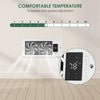 4"x10" Register Booster Fan for Wall & Floor Vents, 10-Speed Quiet Ventilation Fan with Thermostat & Remote, Negative Ion Air Vent Booster, Enhances Airflow & Home Comfort