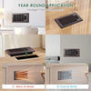 4"x10" Register Booster Fan for Wall & Floor Vents, 10-Speed Quiet Ventilation Fan with Thermostat & Remote, Negative Ion Air Vent Booster, Enhances Airflow & Home Comfort