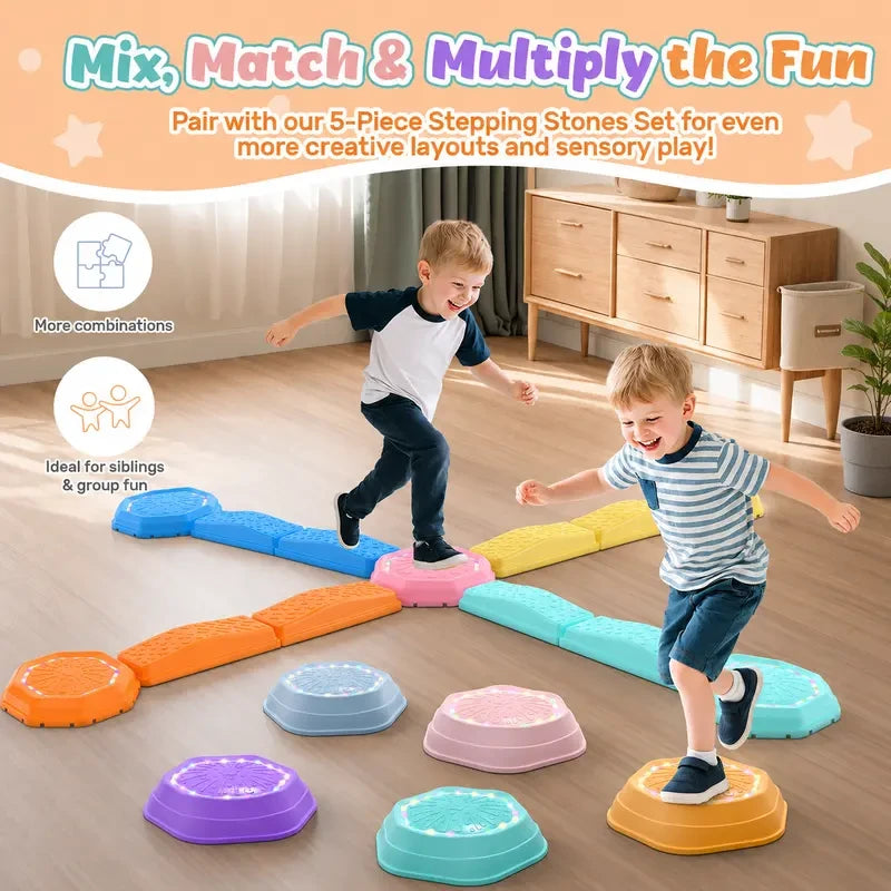 Interactive Light Up Stepping Stones
