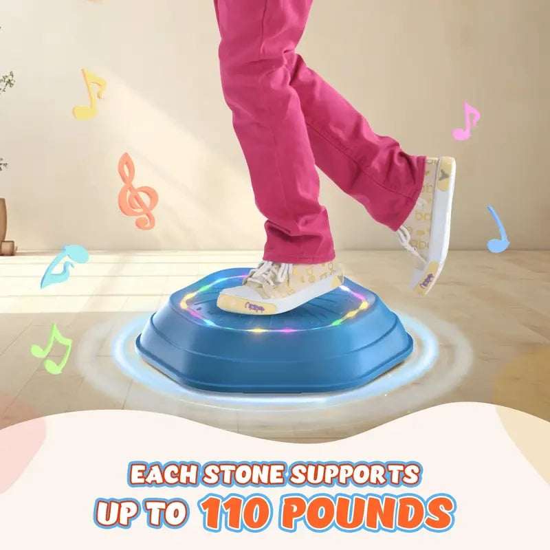 Interactive Light Up Stepping Stones