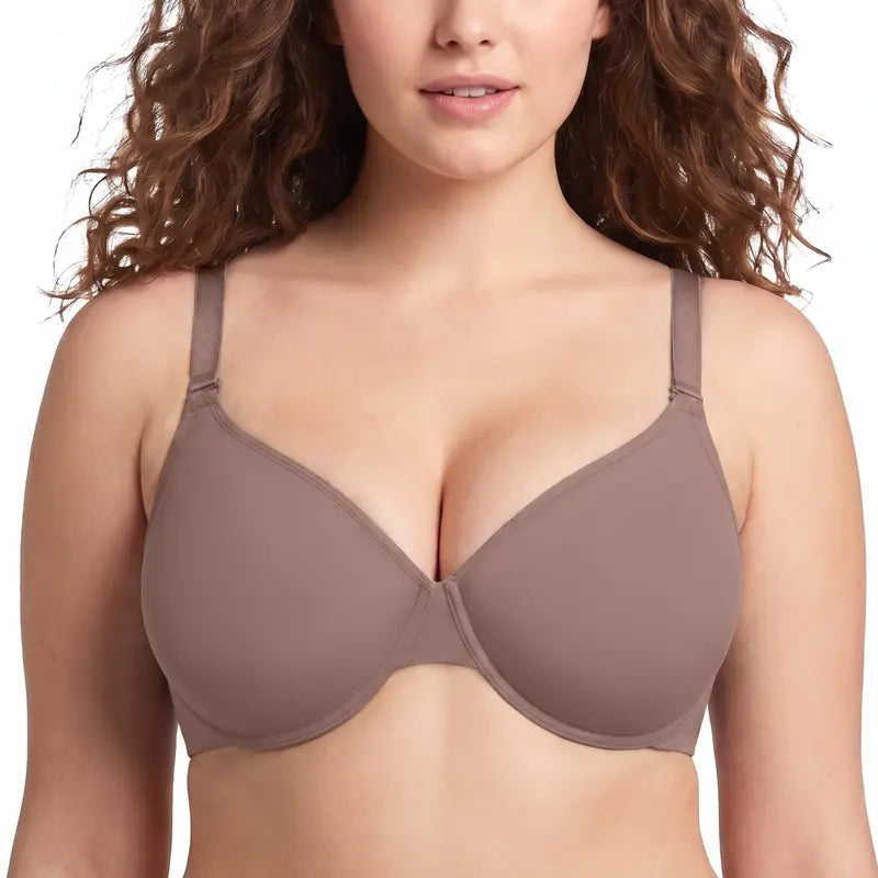 HSIA Seraphina Air Light Breathable Sheer Mesh Halter Bra Plus Size Summer Unlined Full Coverage Bra Underwire Support Non Padded Bra Lightweight Convertible Multiway 5-Way Wear Front Adjustable Detachable Straps Comfort Everyday Womenswear