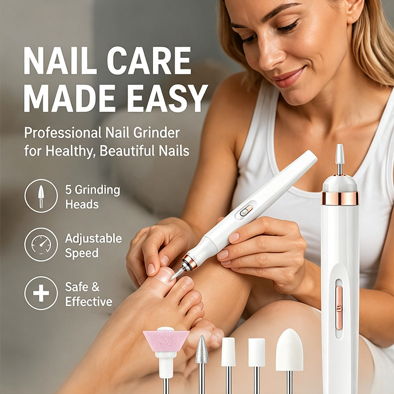 🦶🦶 Electric nail file for onychomycosis, a small electric nail tool.