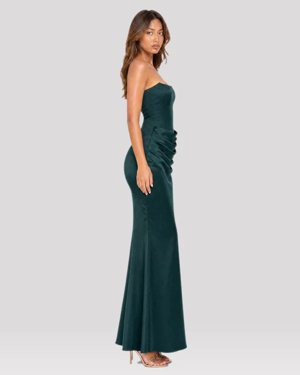 Ondine | Strapless Corset Maxi Dress