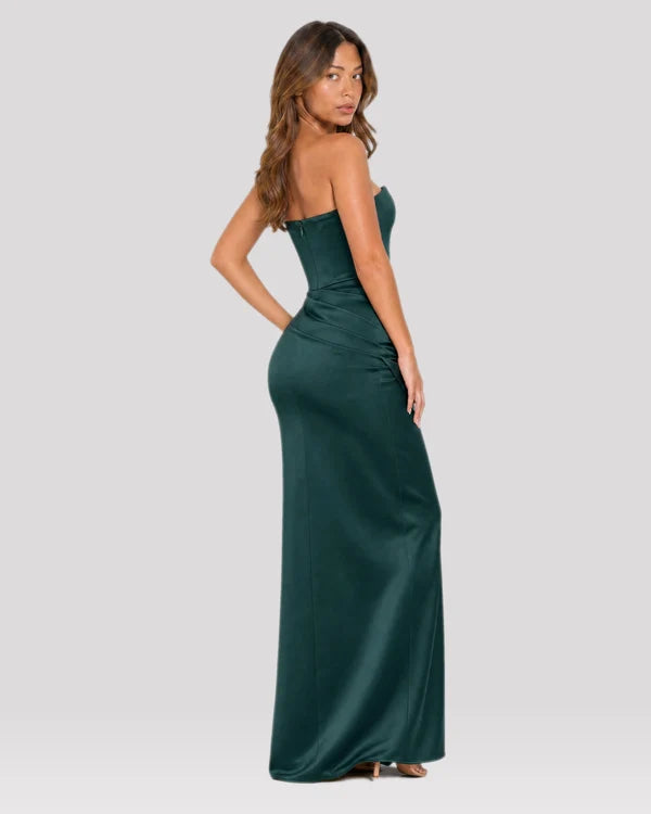 Ondine | Strapless Corset Maxi Dress