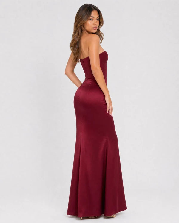 Ondine | Strapless Corset Maxi Dress