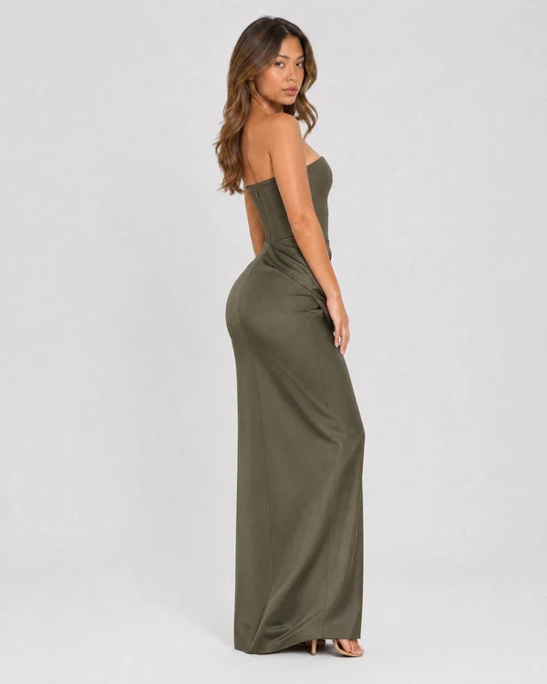 Ondine | Strapless Corset Maxi Dress