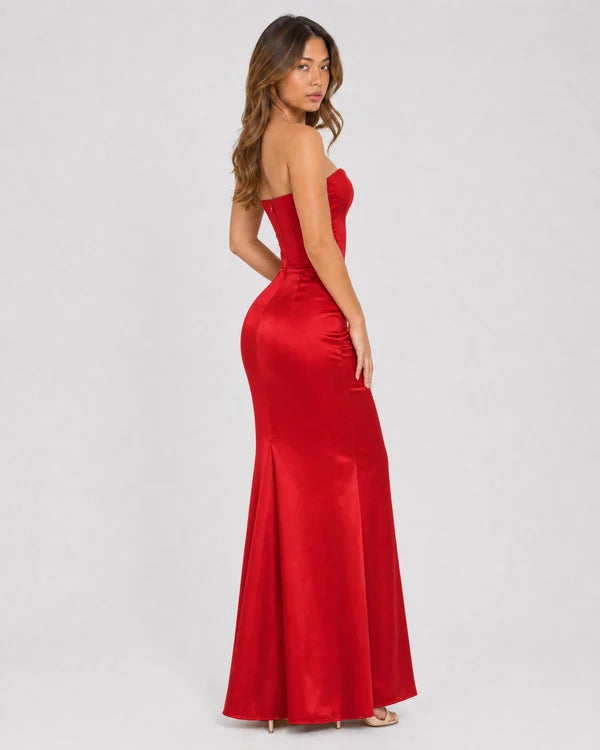 Ondine | Strapless Corset Maxi Dress