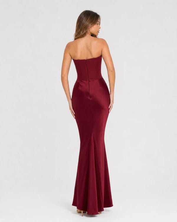 Ondine | Strapless Corset Maxi Dress