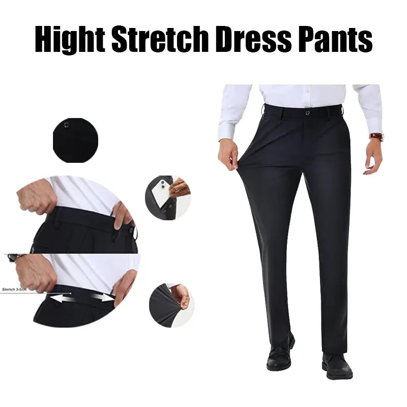 Men's Stretch Dress Pants - No Iron Golf Pants