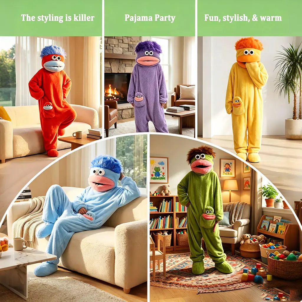 Msrlassn Mid Year Sale Cute Monster Hoodie for Men Women