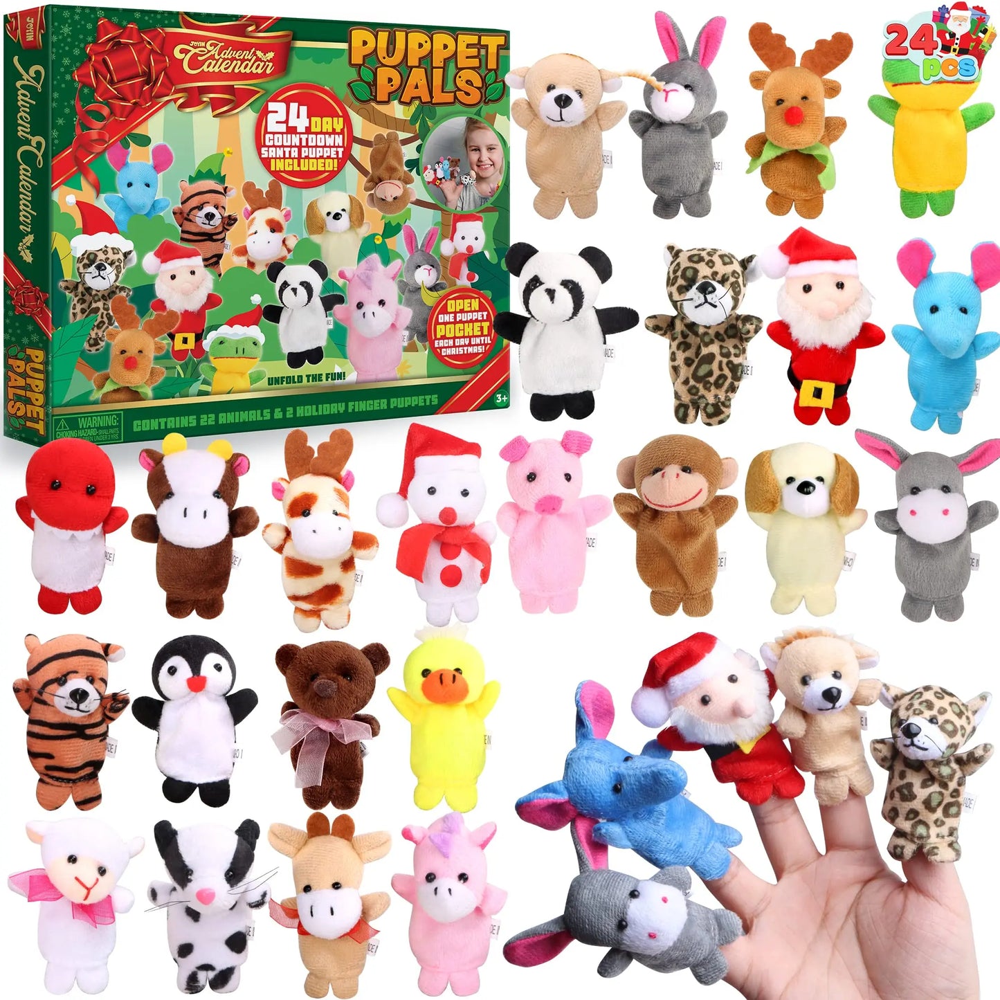 2026 Christmas Advent Calendar, 24 Days Countdown Calendar Diecast Cars Set, Christmas Vehicles Toys for Boys Kids, Classroom Prizes Xmas Gift, Xmas Party Favor Gifts, Advent Calendar Kids Slime with Accessories / Finger Puppets / Slime with Accessories