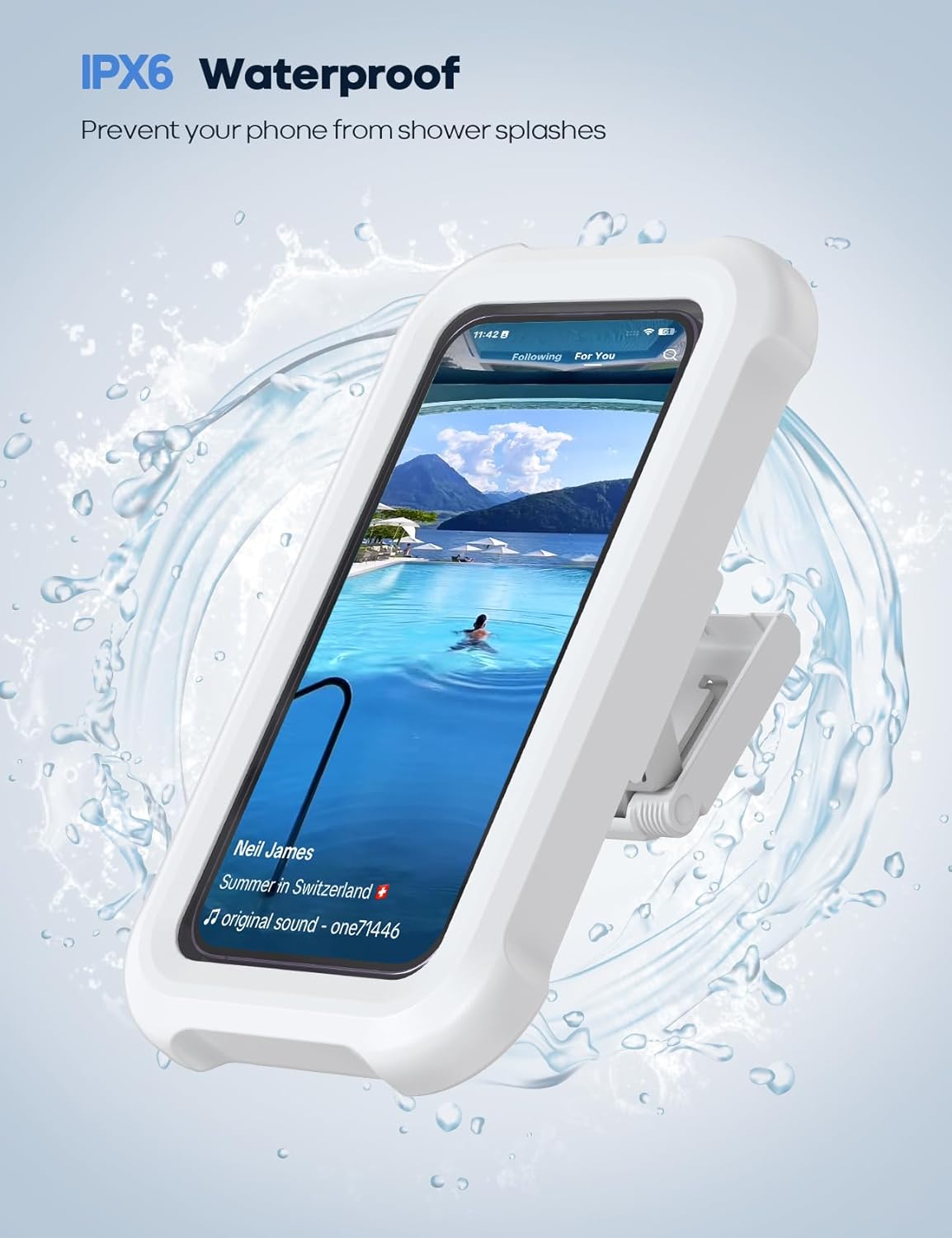 Waterproof Shower Phone Holder — Stay Connected, Even in the Shower