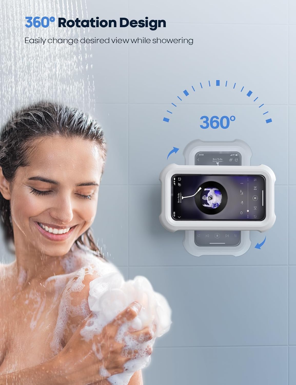 Waterproof Shower Phone Holder — Stay Connected, Even in the Shower