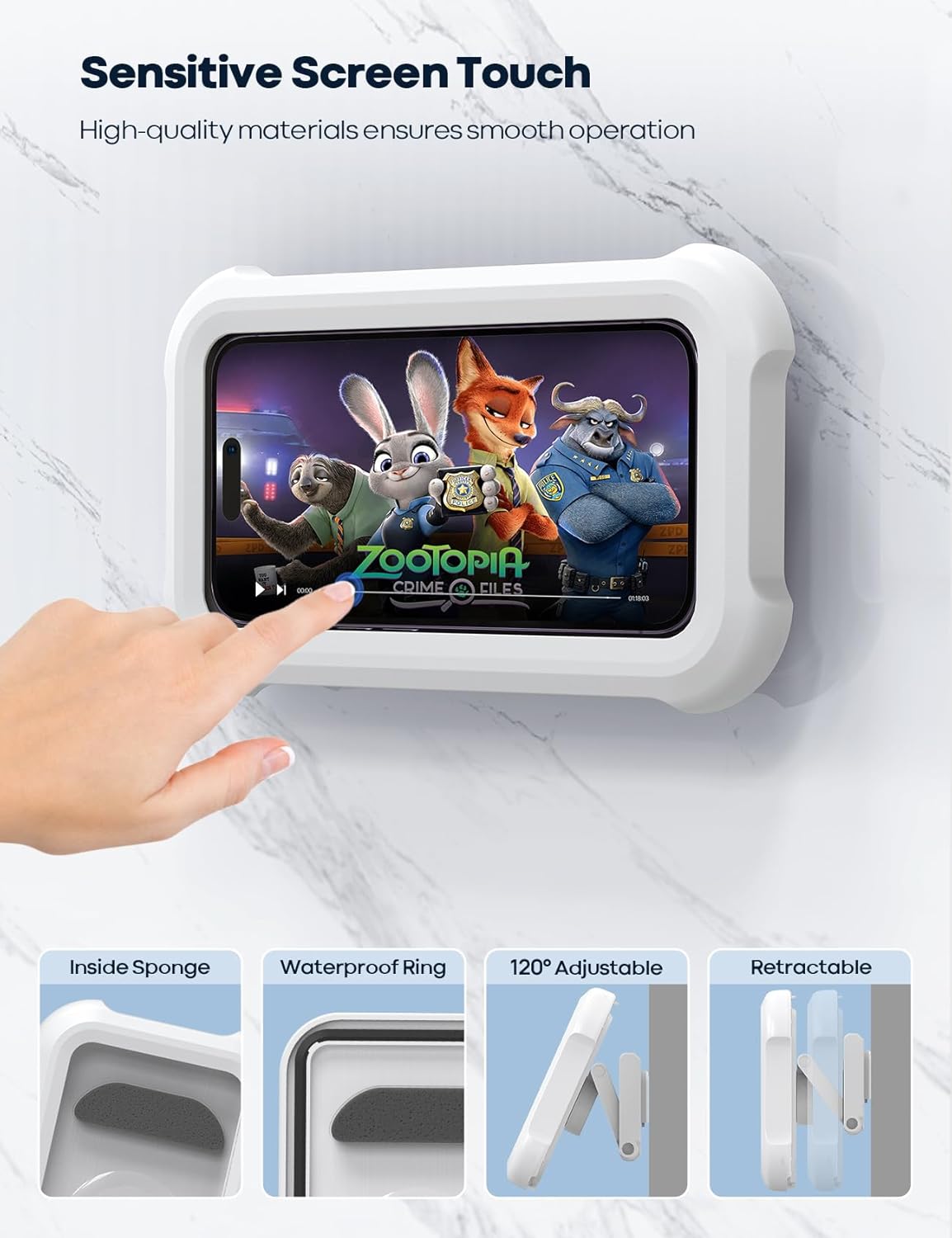 Waterproof Shower Phone Holder — Stay Connected, Even in the Shower