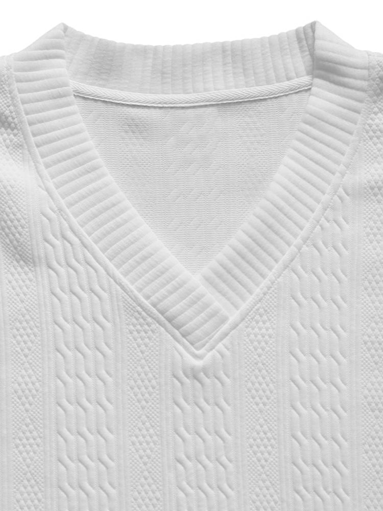 Two-Piece Set in Woven Textured Fabric with Comfortable Fit®