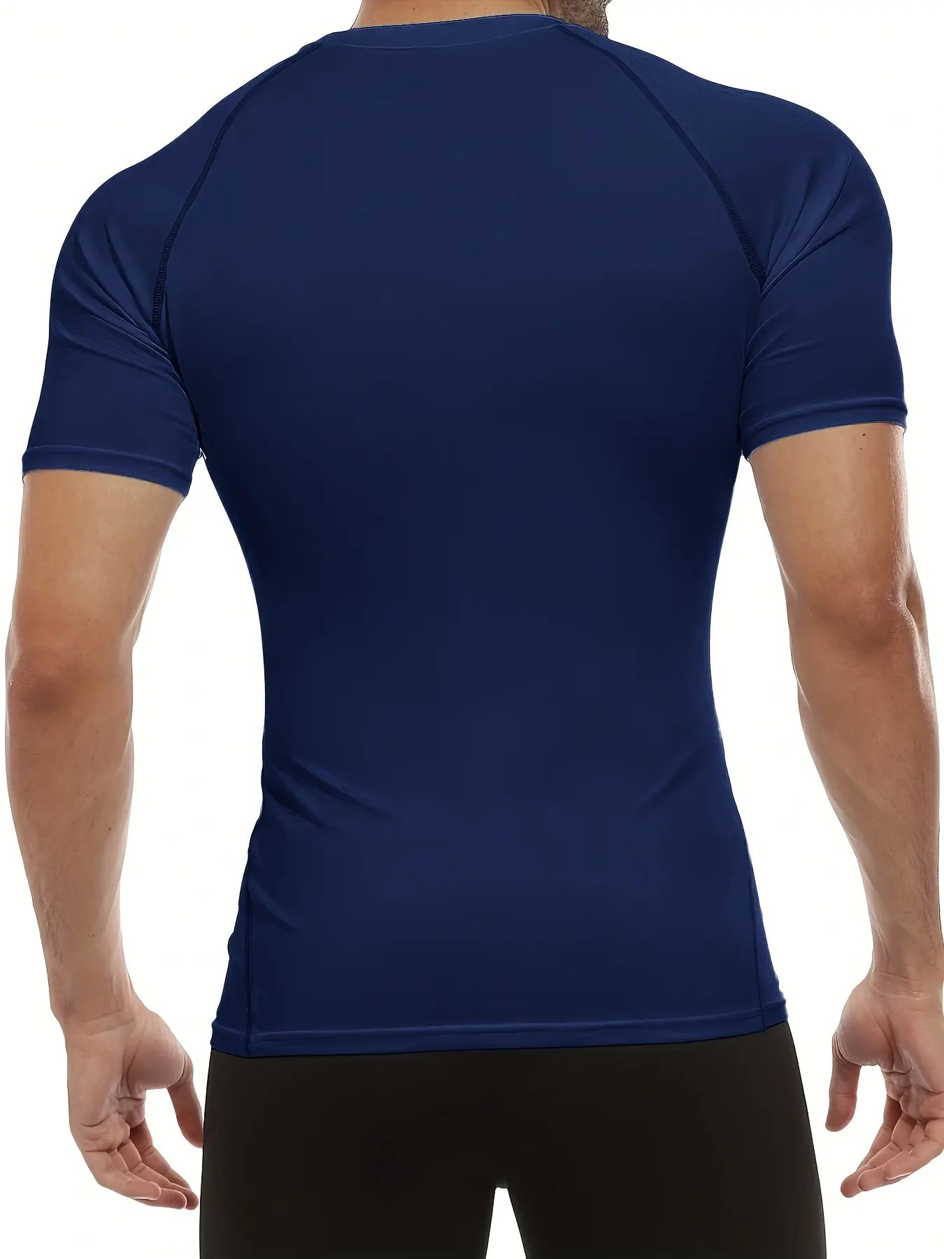 5 Pack Men's Compression Shirts - Short Sleeve Cool Dry