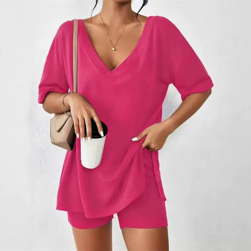 Summer Comfy Women's Loungewear 2 Piece Outfit - S-XXL
