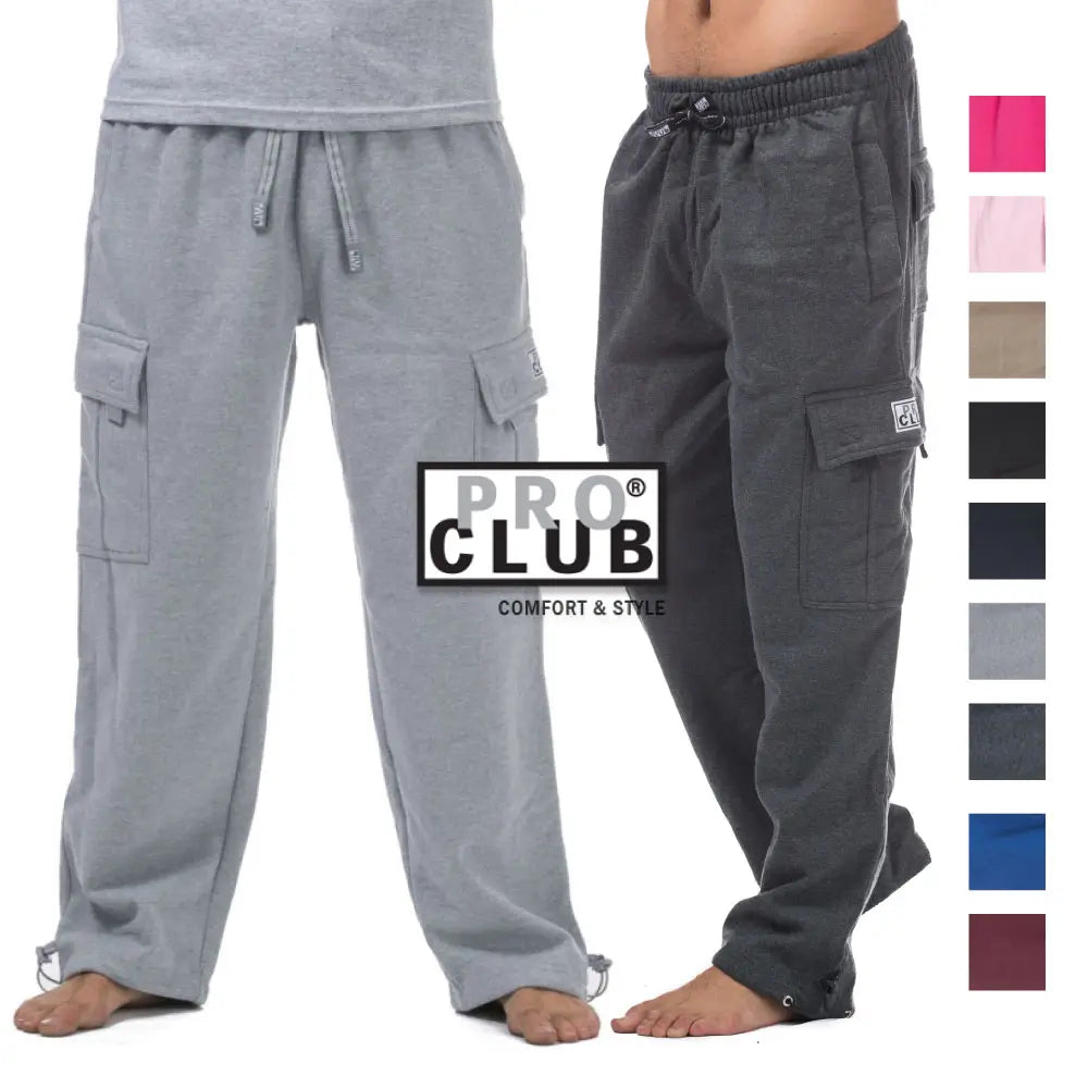 Heavyweight Cargo Sweatpants with 6 Pockets