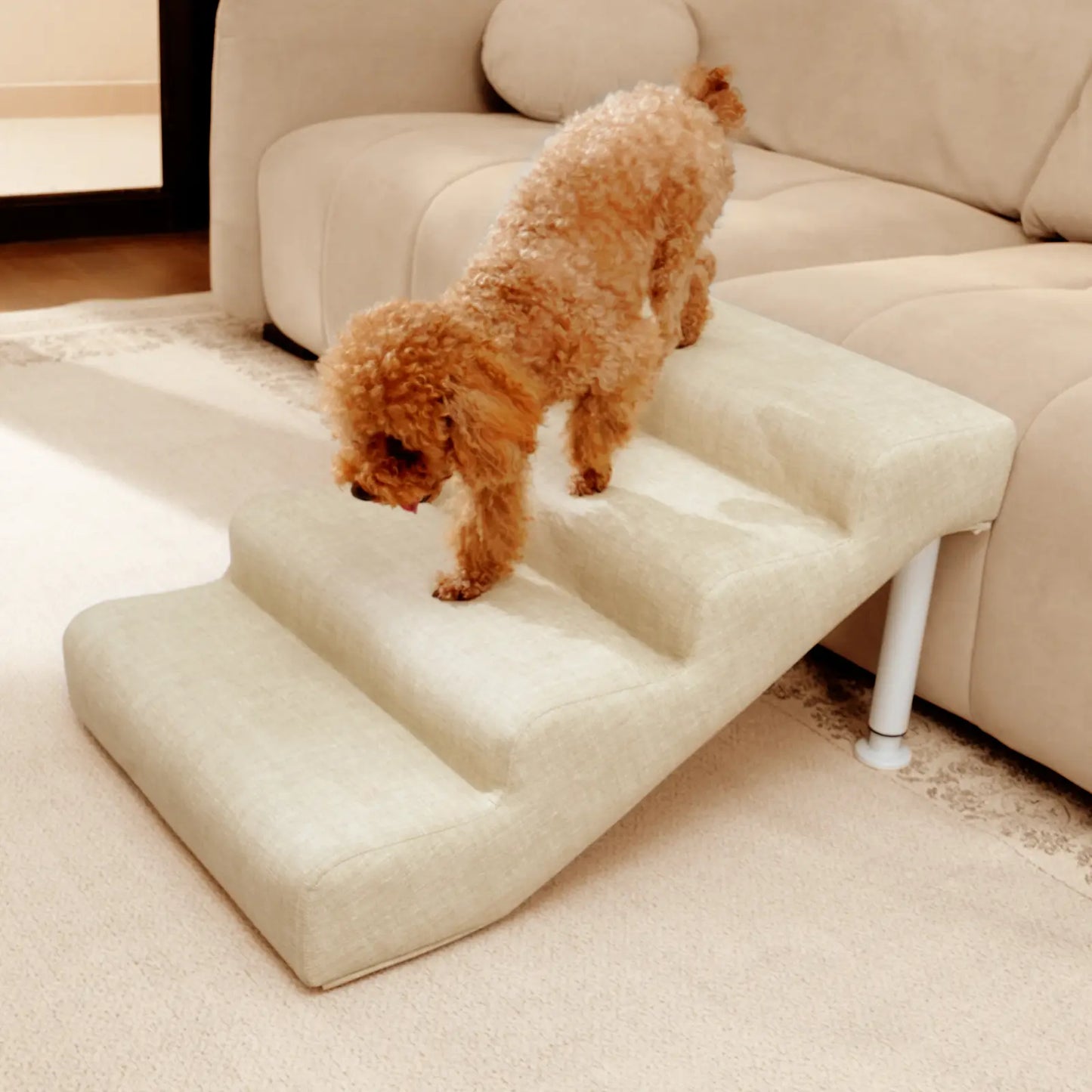 SLSY Dog Stairs for High Beds & Couches XL, Non-Slip
