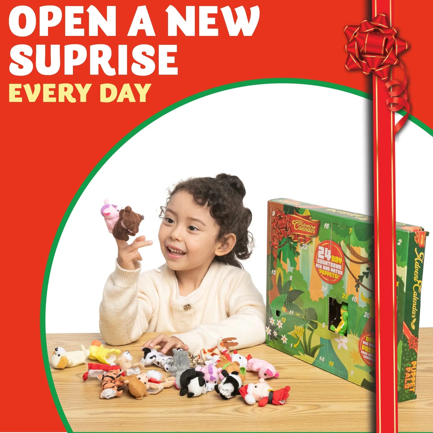 2026 Christmas Advent Calendar, 24 Days Countdown Calendar Diecast Cars Set, Christmas Vehicles Toys for Boys Kids, Classroom Prizes Xmas Gift, Xmas Party Favor Gifts, Advent Calendar Kids Slime with Accessories / Finger Puppets / Slime with Accessories