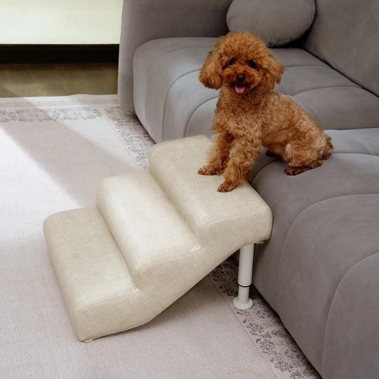 SLSY Dog Stairs for High Beds & Couches XL, Non-Slip