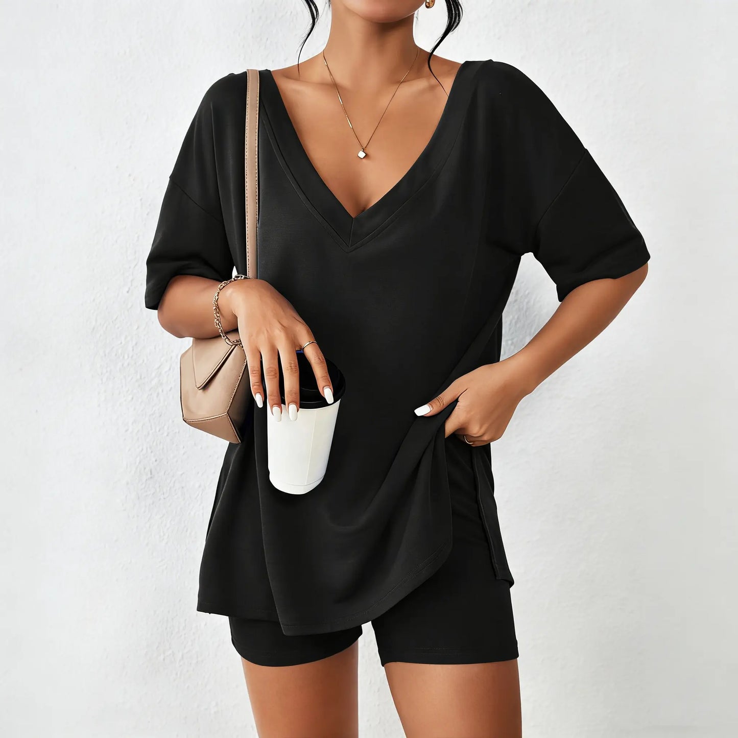 Summer Comfy Women's Loungewear 2 Piece Outfit - S-XXL