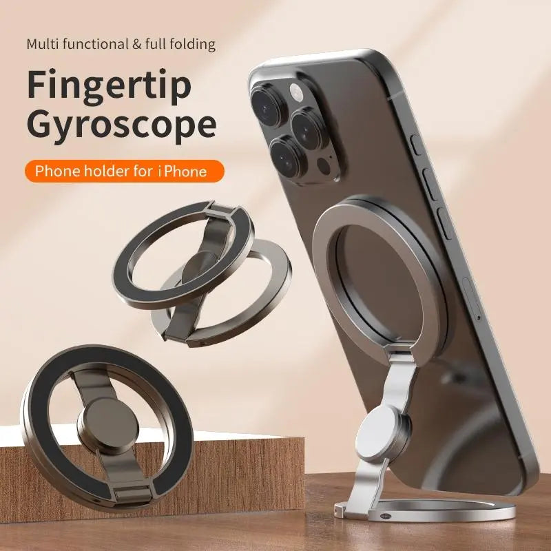 Magnetic Phone Stand & Fidget Spinner Combo for iPhone