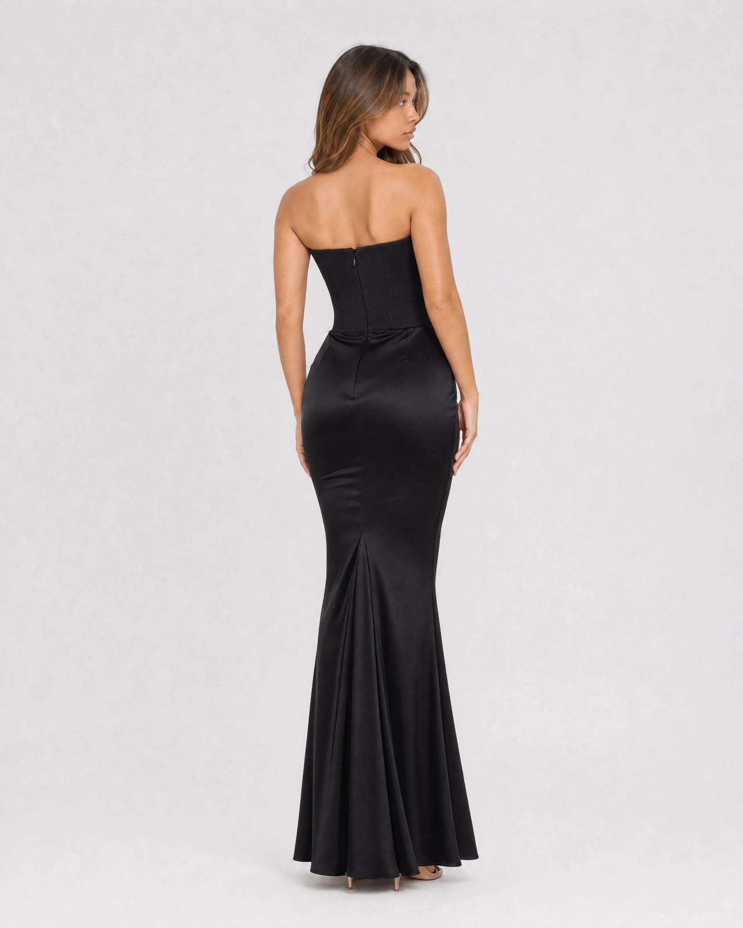 Ondine | Strapless Corset Maxi Dress