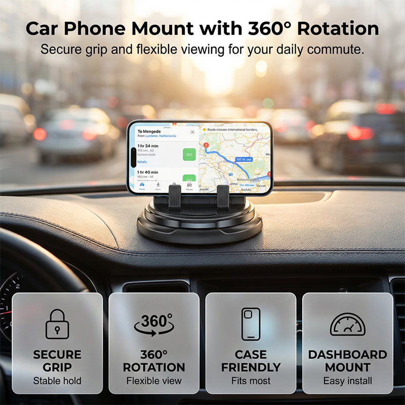 Gripnava™ 2-in-1 Dashboard Telefoonhouder