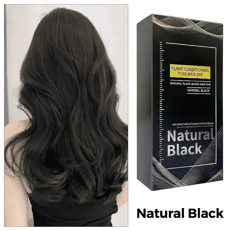 Plant-Based Comb-In Hair Dye – Easy, Gray Coverage, Nourishing Formula