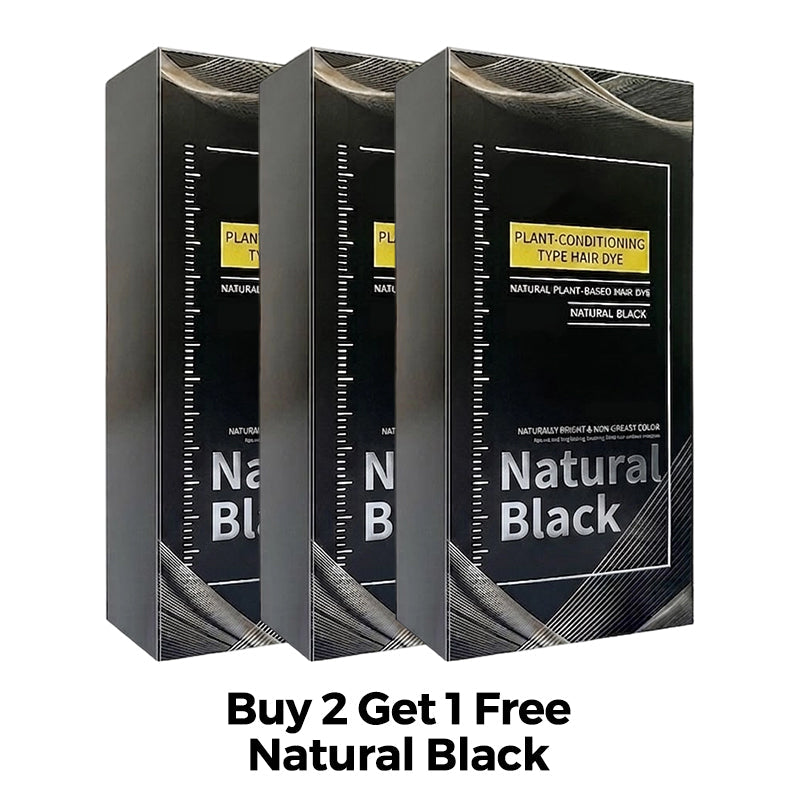 Plant-Based Comb-In Hair Dye – Easy, Gray Coverage, Nourishing Formula